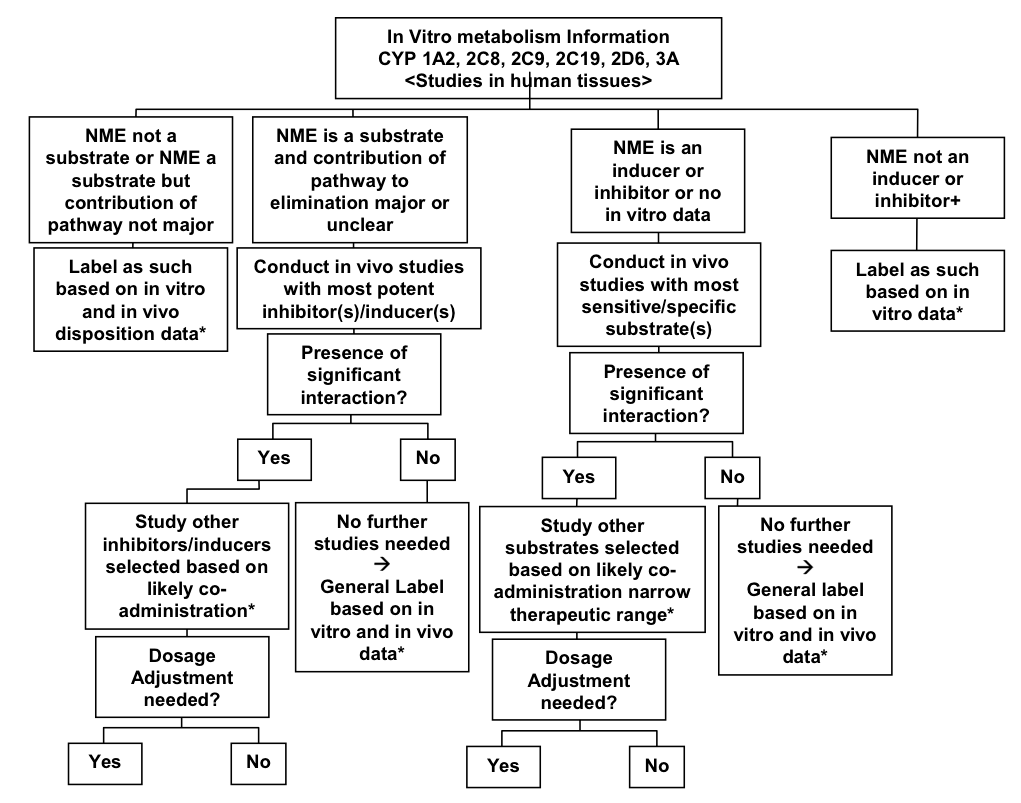 Drug-drug interaction decision tree
