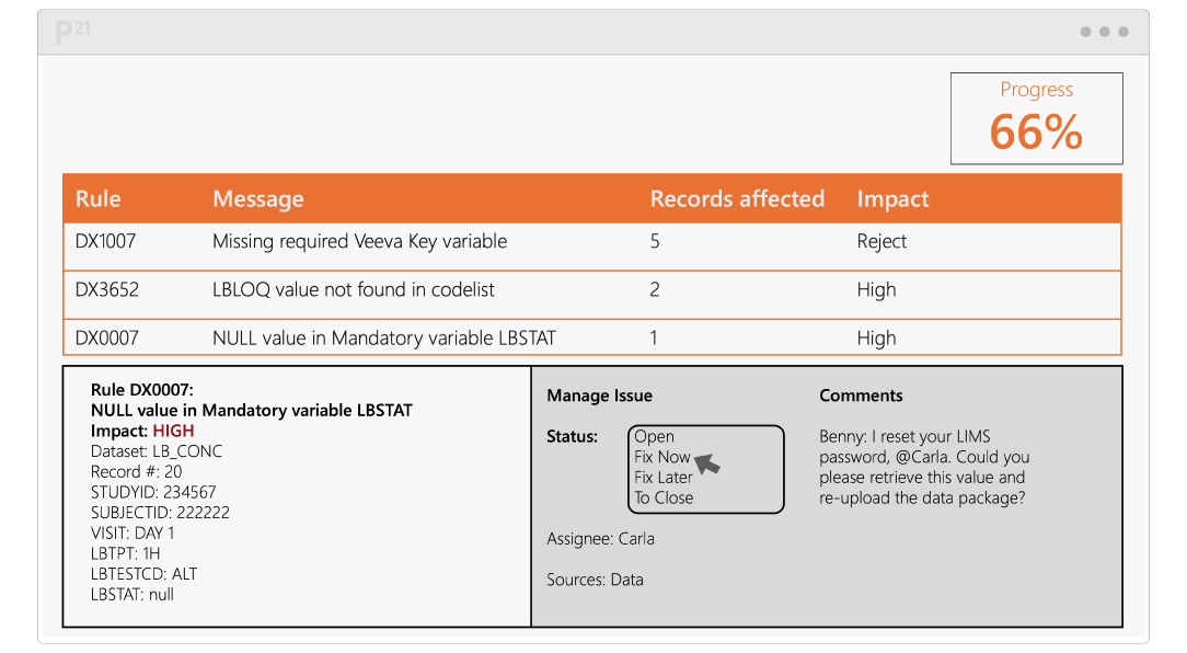 P21 External Vendor Data Reconciliation