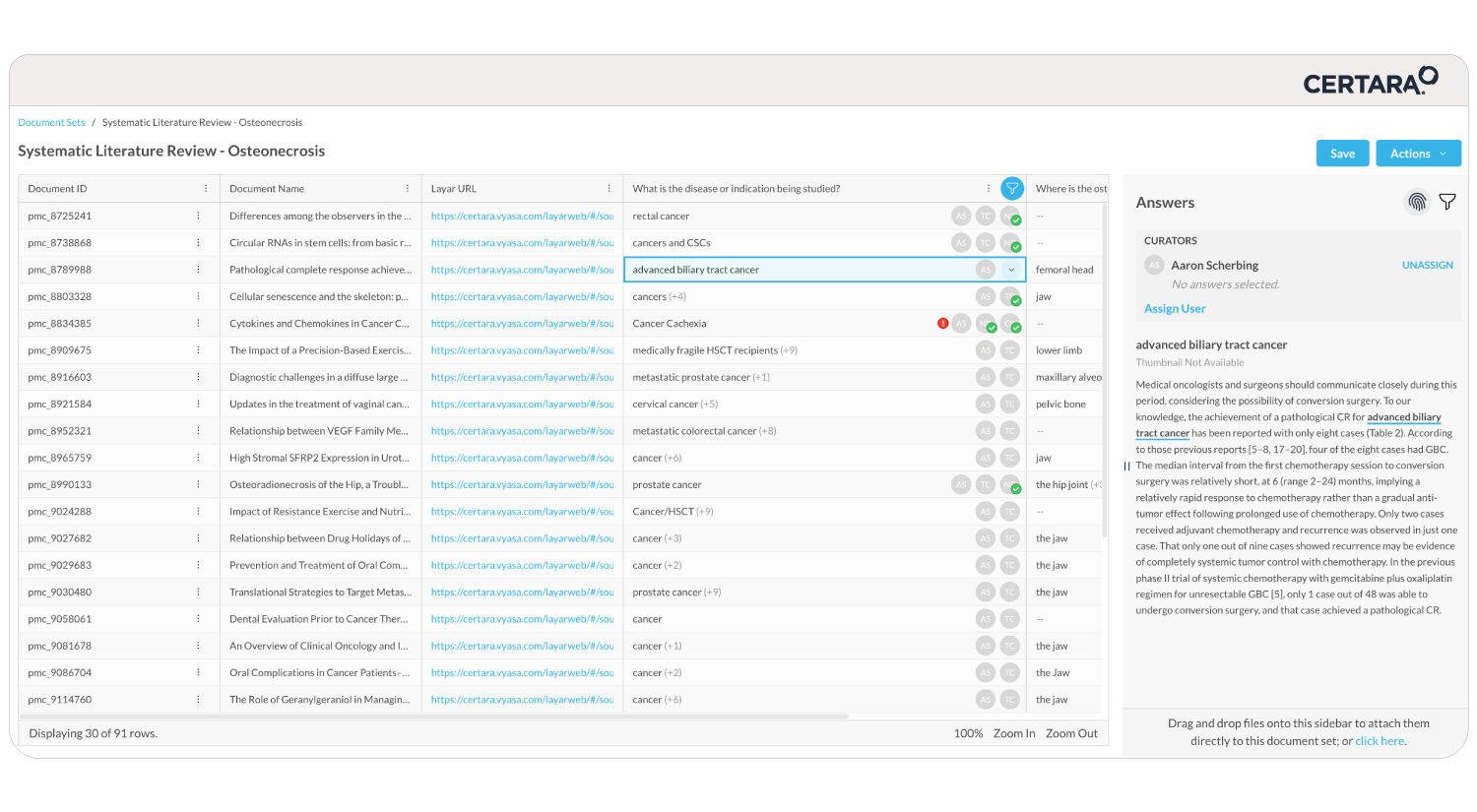 Transform report review and literature screening with Certara.AI