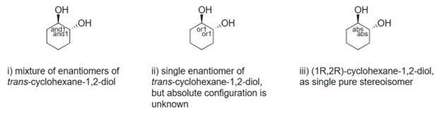 Enhanced stereochemical labels distinguish enantiomers, diasteromers, and stereopure compounds.